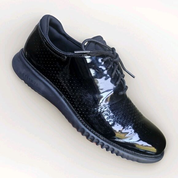 Cole Haan Other - Cole Haan 9M Men's ZERØGRAND Black Lined Laser Wingtip Oxford Style C37085